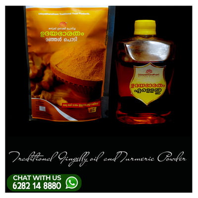 Traditinal Gingelly-oil-and-Termaric-Powder