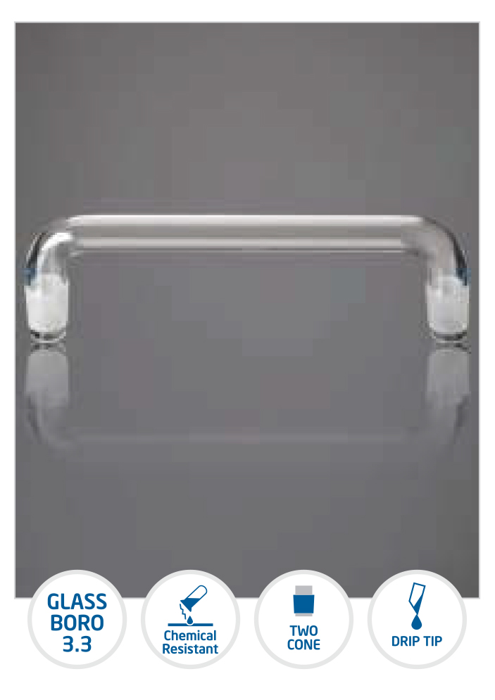 Adapter, Recovery Bend, Vertical 24/29, 19/26 GLASSCO