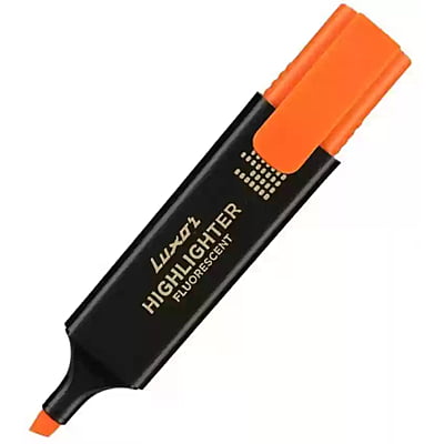 Luxor Super Fluorescent Highlighter Orange