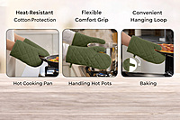 Kitchen Combo Set – Apron, Mitt, Holder & Towels