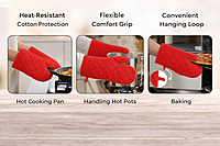 Kitchen Combo Set – Apron, Mitt, Holder & Towels