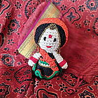 Crochet Gujarati Miniature Figurine Crochet Gujarati Miniature Figurine