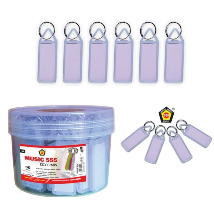 Music 555 Key White Chain 50 Piece Music 555 Key White Chain 50 Piece