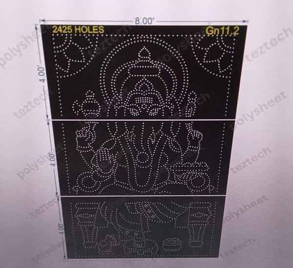 GN11.2 GANPATI 12X8 FT 2425 HOLES , 3 PARTS