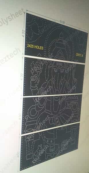 GN11.4 GANPATI 16X10 FEET 2425HOLES 4 PARTS