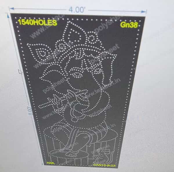 GN38 GANESHJI 8X4 FEET 1540HOLES