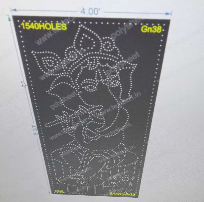 GN38 GANESHJI 8X4 FEET 1540HOLES