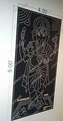 GN65 GANESHJI 4X8 FEET 2142 HOLES