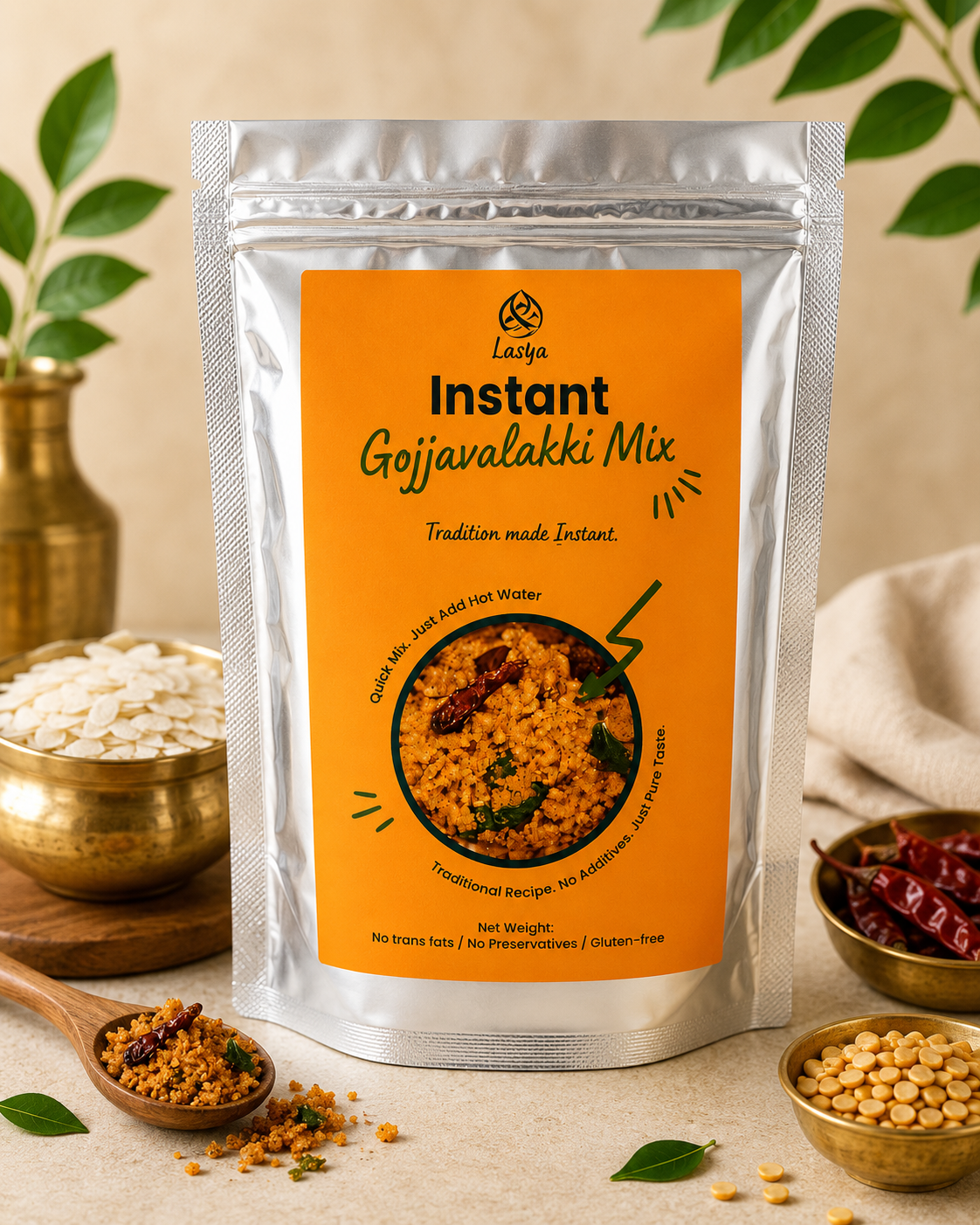 Instant Gojjavalakki Mix – Authentic South Indian Avalakki Mix for Quick Breakfast & Snacks