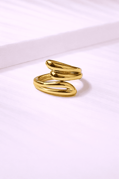 Gold wrap ring