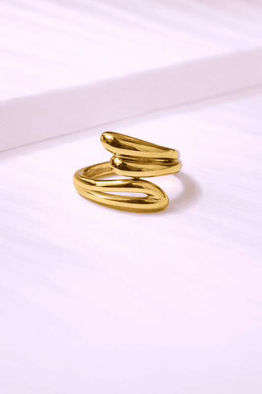 Gold wrap ring