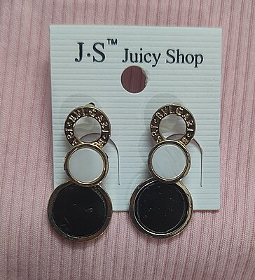 Onyx Gold Colour | Alloy Material | Push Back Closure | Artificial Stone Earrings | Fashion Drop Earrings For Women & Girls