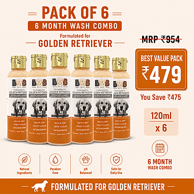 BWB GOLDEN_RETRIEVER SHAMPOO-120ML
