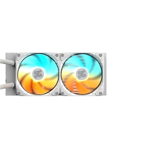 Gigabyte Gaming 240 ICE White ARGB Liquid Cooler – 240mm AIO  Dual 120mm Fans