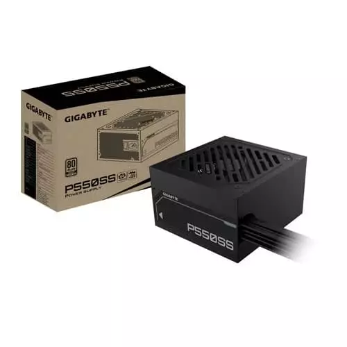 Gigabyte P550SS Silver ATX 3.0 SMPS – 550W Power Supply 80 Plus Silver PSU