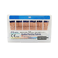Meta Gutta Percha Points Color Coded Length Marked 2% (120 Points)