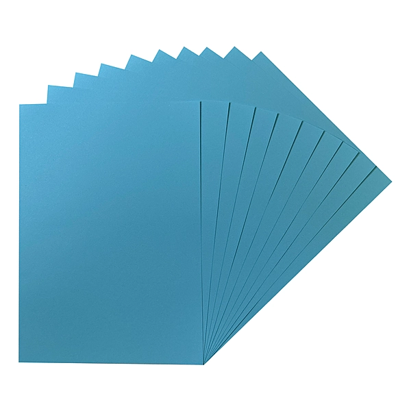 Pack of 100 A5 Light Blue Coloured Paper 75gsm Sheets