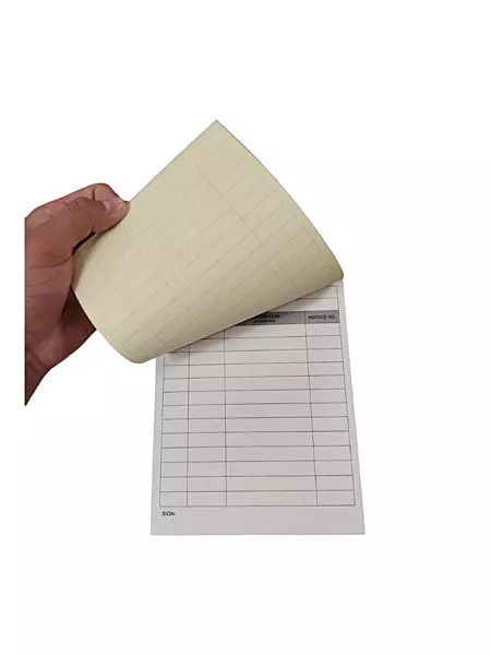 A5 50 Sheets Non-Carbon Required Returns Note Book