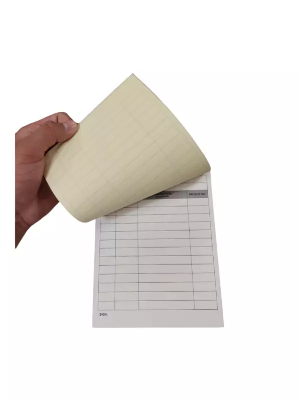 A5 50 Sheets Non-Carbon Required Returns Note Book