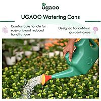 Ecsha Litre Large Plant Watering Can for Garden-Green