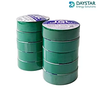 Jindal Quality Tape  PVC Electrical Insulation Tape-Colored Pack of 10 Pieces (Green, 10)