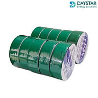 Jindal Quality Tape  PVC Electrical Insulation Tape-Colored Pack of 10 Pieces (Green, 10)