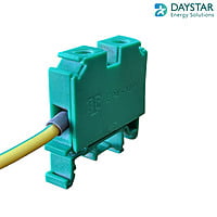 TERMINAL BLOCK POLYMIDE 4MM - FTS4P GREEN