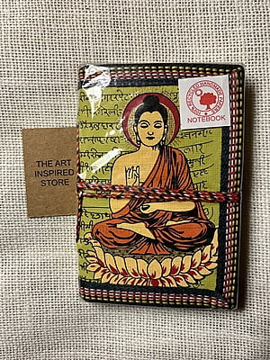 Kaagaz Handcrafted Notebook | 'Buddha' Print |