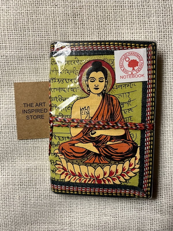 Kaagaz Handcrafted Notebook | 'Buddha' Print |