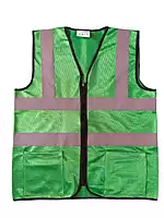 GREEN SAFETY WITH HIGH VISIBILITY REFLECTIVE TAPE