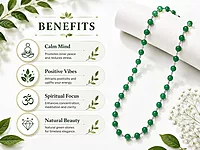 925 Sterling Silver Green (Aventurine) Stone Mala