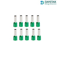 Ferrule Copper Crimp Connector - Insulated Cord Pin End Terminal Red for 6 sq mm (10 nos)