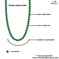 Green Stone Mala