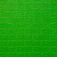 3D Brick Wall Sticker Self Adhesive Green