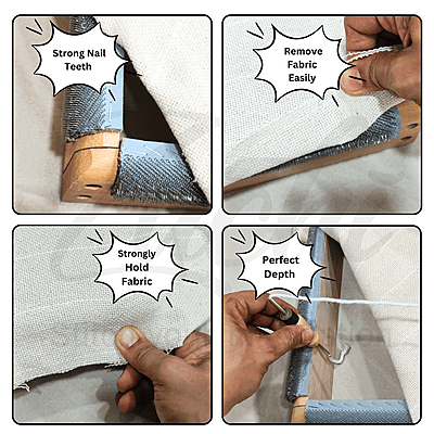 Gripper Strip Frame With Stand 20 x 20 Inch