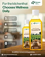 Wood Pressed Groundnut Oil
