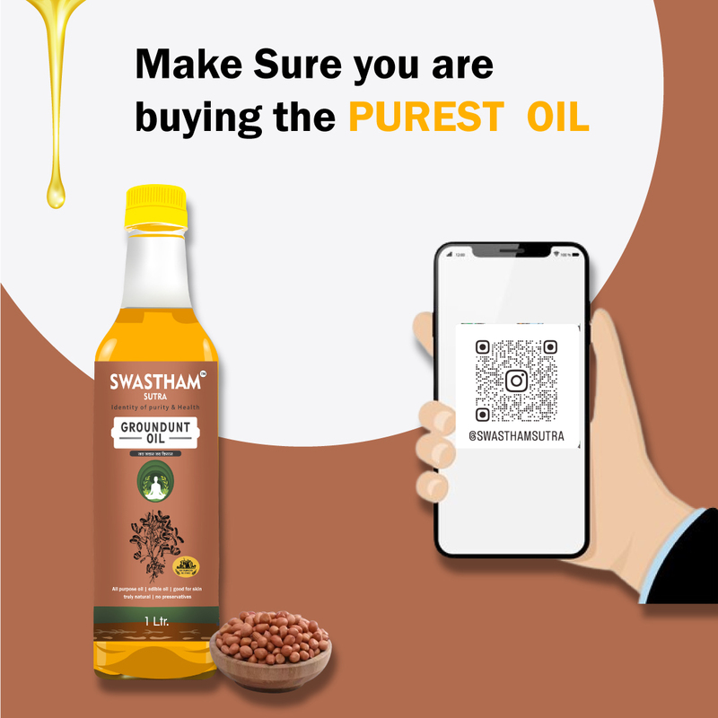 woodpressed groundnut oil