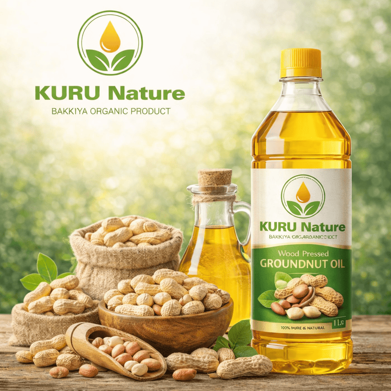 cold-pressed groundnut oil