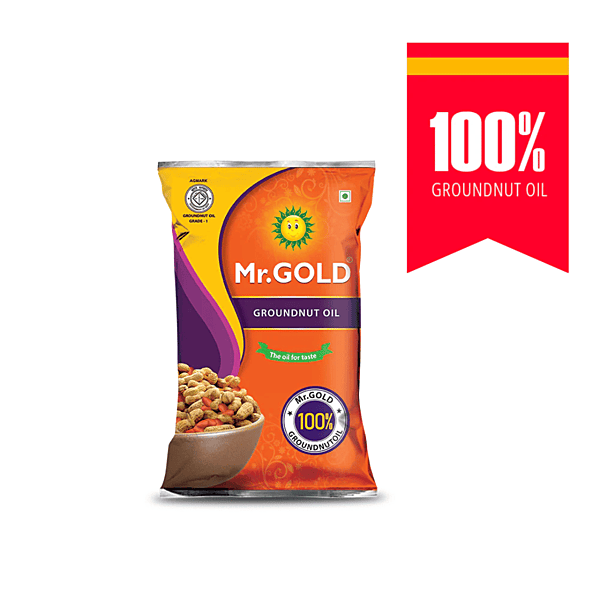 Groundnut Raw oil (500 ml Per Box 20 Pieces) (1000 ml Per Box 10 Pieces)