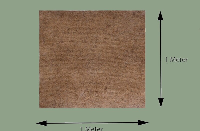 Coir Grow Mat | 1 m × 1 m Coconut Coir Plant Grow Mat