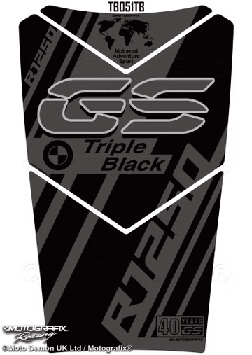 Motografix Motorcycle Tank Pad Protector for BMW R1250GS Adventure (TB051TB) Motografix Motorcycle Tank Pad Protector for BMW R1250GS Adventure (TB051TB)