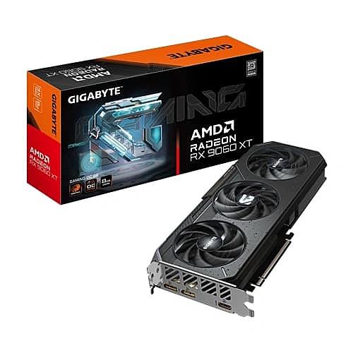 Gigabyte RX 9060 XT Gaming OC 8GB GDDR6 Graphics Card – Triple Fan | 4K Support | PCIe 5.0
