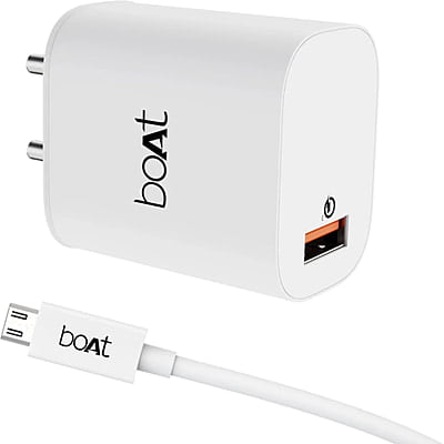 boAt WCD QC3A Charger with Micro USB Cable
