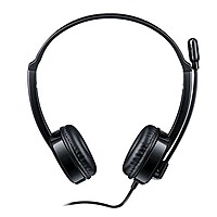 Rapoo H100 Stereo Headset – 3.5mm | Over-Ear | Fixed Mic | PC, Phone, Tablet Compatible