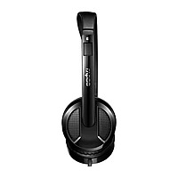 Rapoo H100 Stereo Headset – 3.5mm | Over-Ear | Fixed Mic | PC, Phone, Tablet Compatible