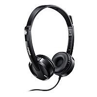 Rapoo H100 Stereo Headset – 3.5mm | Over-Ear | Fixed Mic | PC, Phone, Tablet Compatible