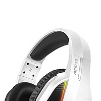 Ant Esports H1100 Pro RGB Gaming Headset – 50mm Driver | 7.1 Surround Sound | White