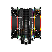 Alseye Halo H120D V2.0 PWM RGB CPU Air Cooler – Dual 120mm Fans | 2000 RPM | 220W TDP