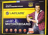 Lapcare LPM H55 motherboard supports Intel LGA 1156 CPUs with DDR3 RAM. Delivers stable performance for everyday computing and office desktop systems.