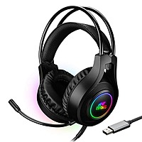 Ant Esports H570 Gaming Headset – 50mm Driver | RGB Lighting | 7.1 Surround Sound | USB